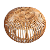 Ottoman pouf in Albini rattan