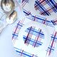 6 vintage grid plates St Amand