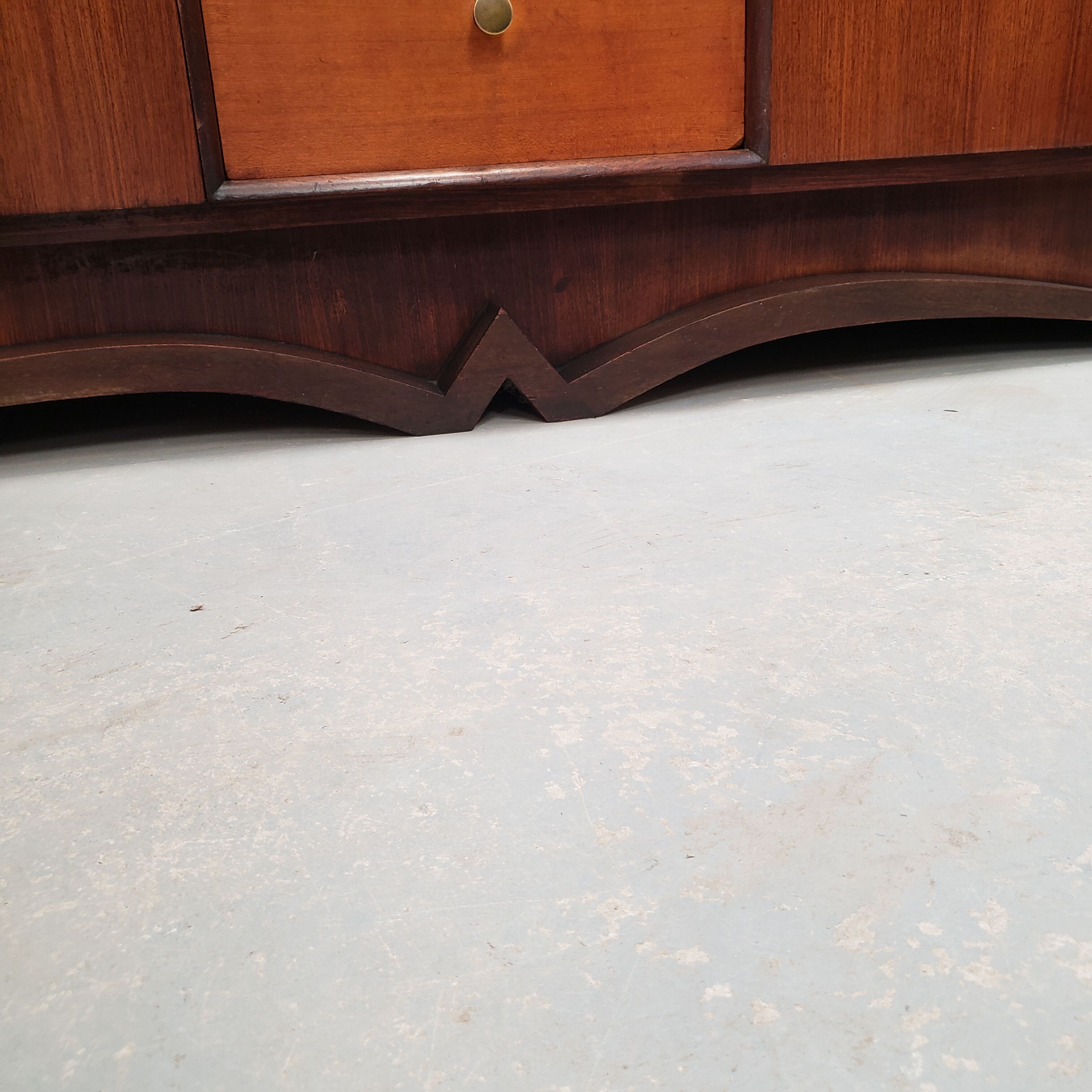 Enfilade art deco in vintage rosewood