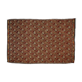 Anatolian handmade kilim rug 290 cm x 183 cm