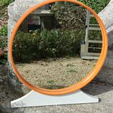 Vintage round mirror 1970s