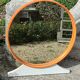 Vintage round mirror 1970s