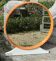 Vintage round mirror 1970s