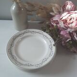 Assiettes à dessert Longwy