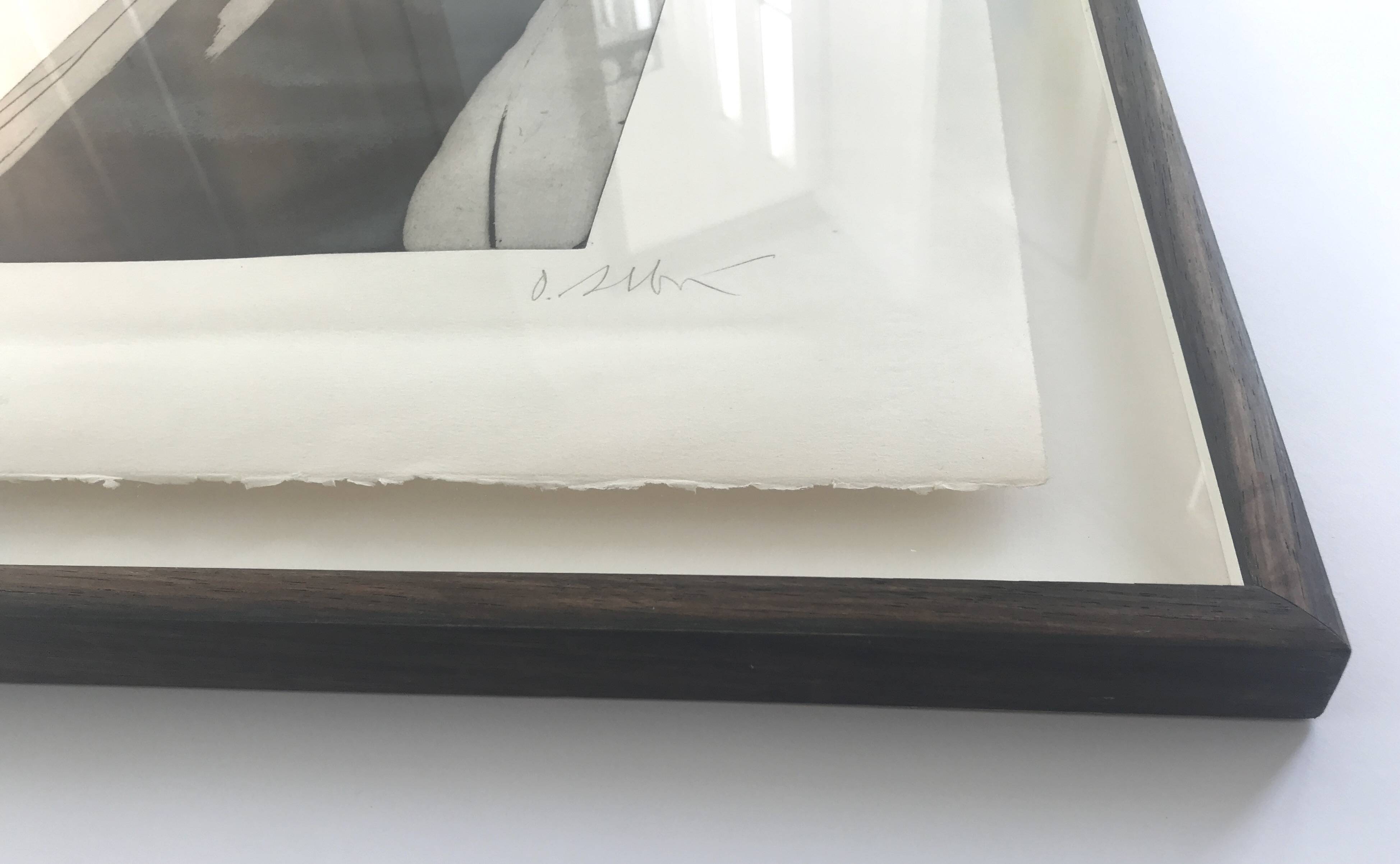 Olivier DEBRÉ: Original engraving signed in pencil Small character sign III, 1990 (Pernoud 218)