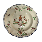 Lot of 9 plates Longchamp Moustiers