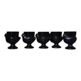 Lot de  5 coquetiers poule