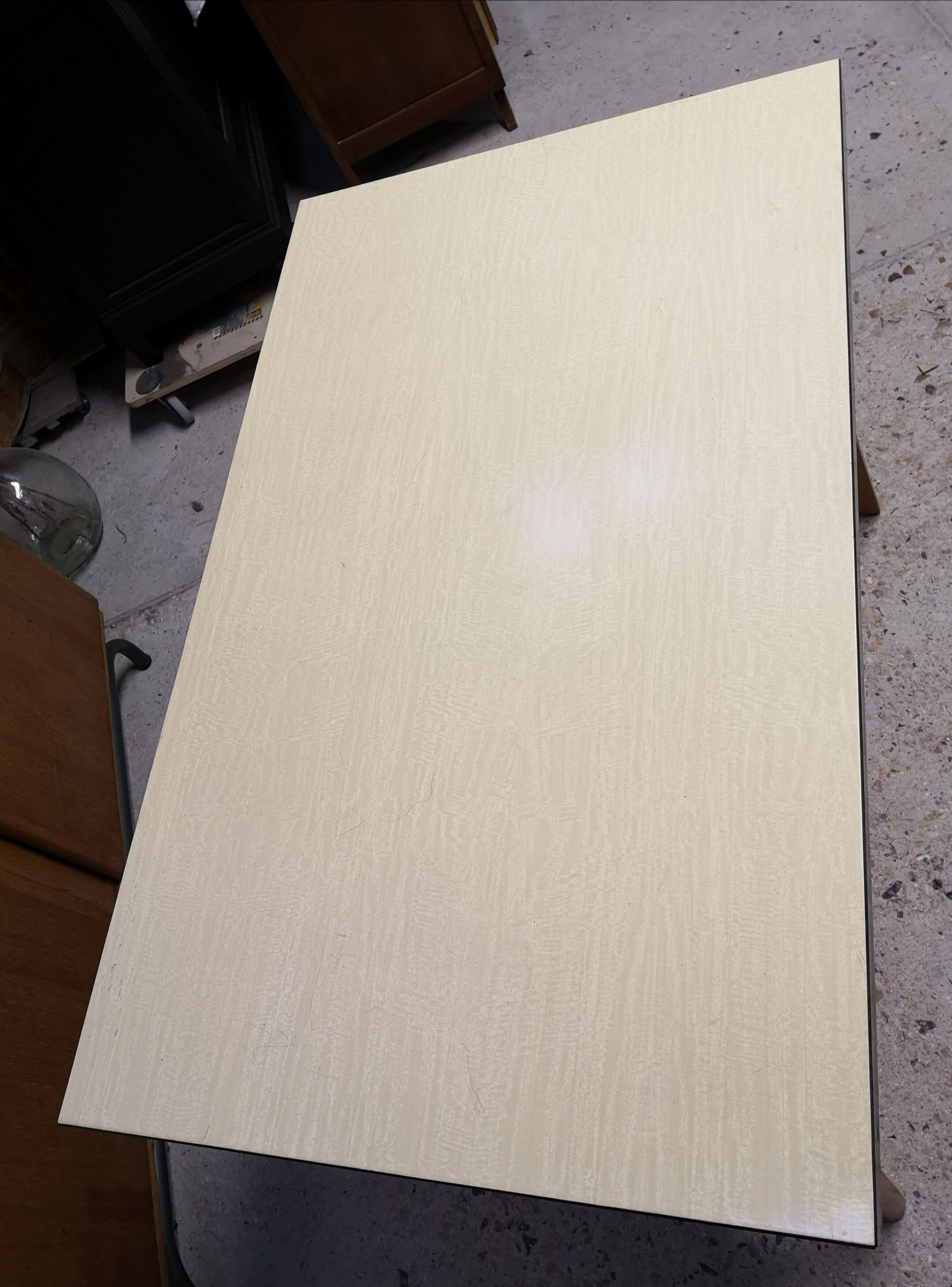 Dining table kitchen formica compass legs 50 60