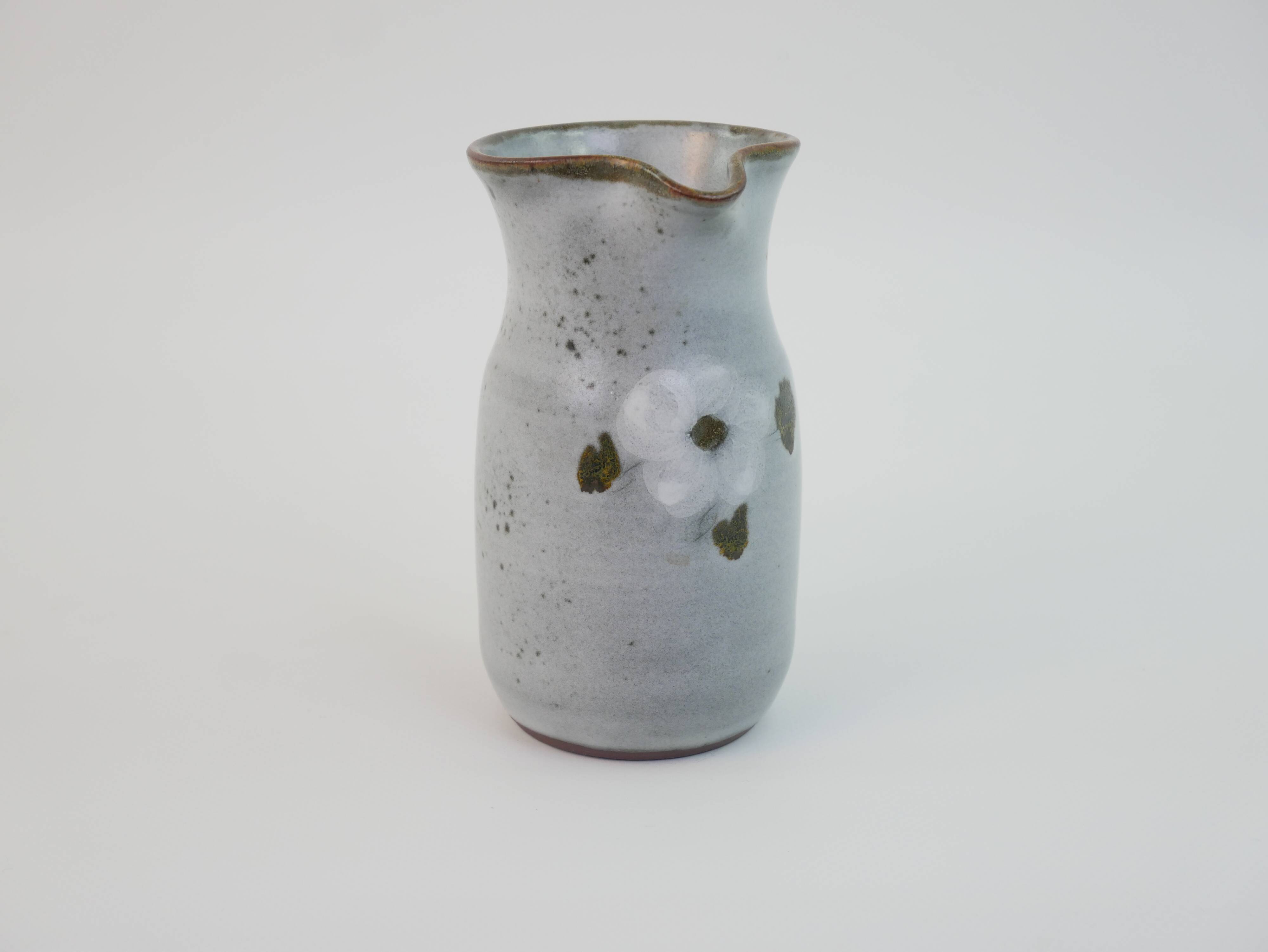 Small pitcher Milk jug Ceramic jug Atelier Thierry and Chantal Robert