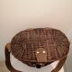 Panier porte bouteille de vins en osier