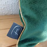Coussin velours 40x40 couleur vert