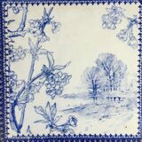 Under mat it in earthenware and wood 1920/1930