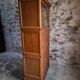French modular secretary in oak with display case, 1950s.