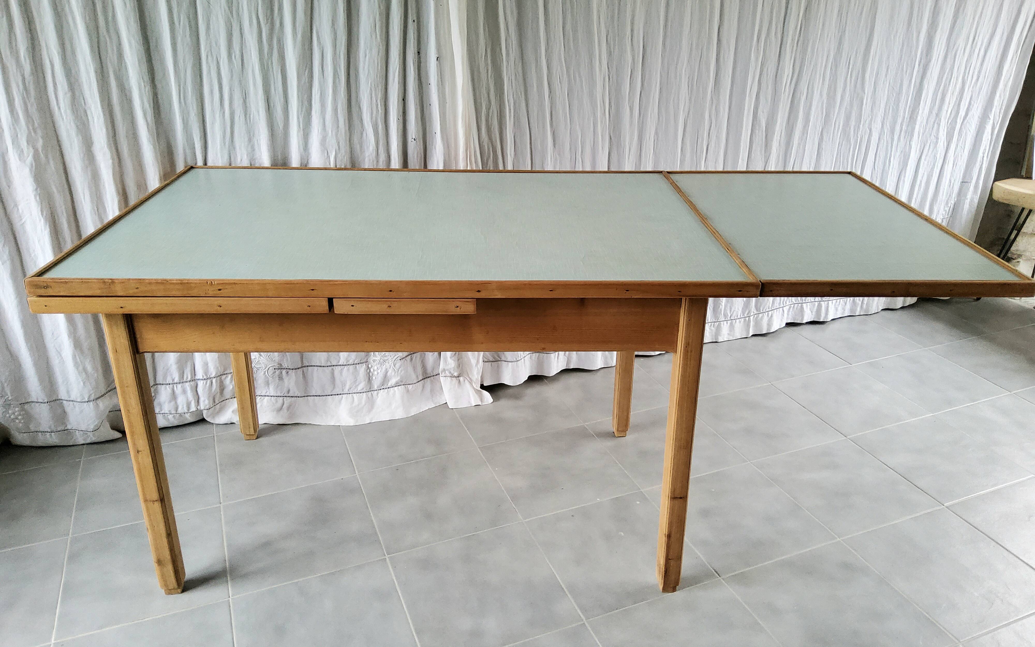 Table de ferme extensible