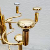 Massive brass chandelier