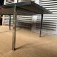 Table basse chromé et plateau ardoise