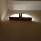 Wall lamp design 80 metal wood plexiglass