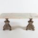Vintage Italian design Onyx top coffee table
