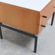 Modernist side table with drawers by Herbert Hirche for Holzäpfel, 1950s.