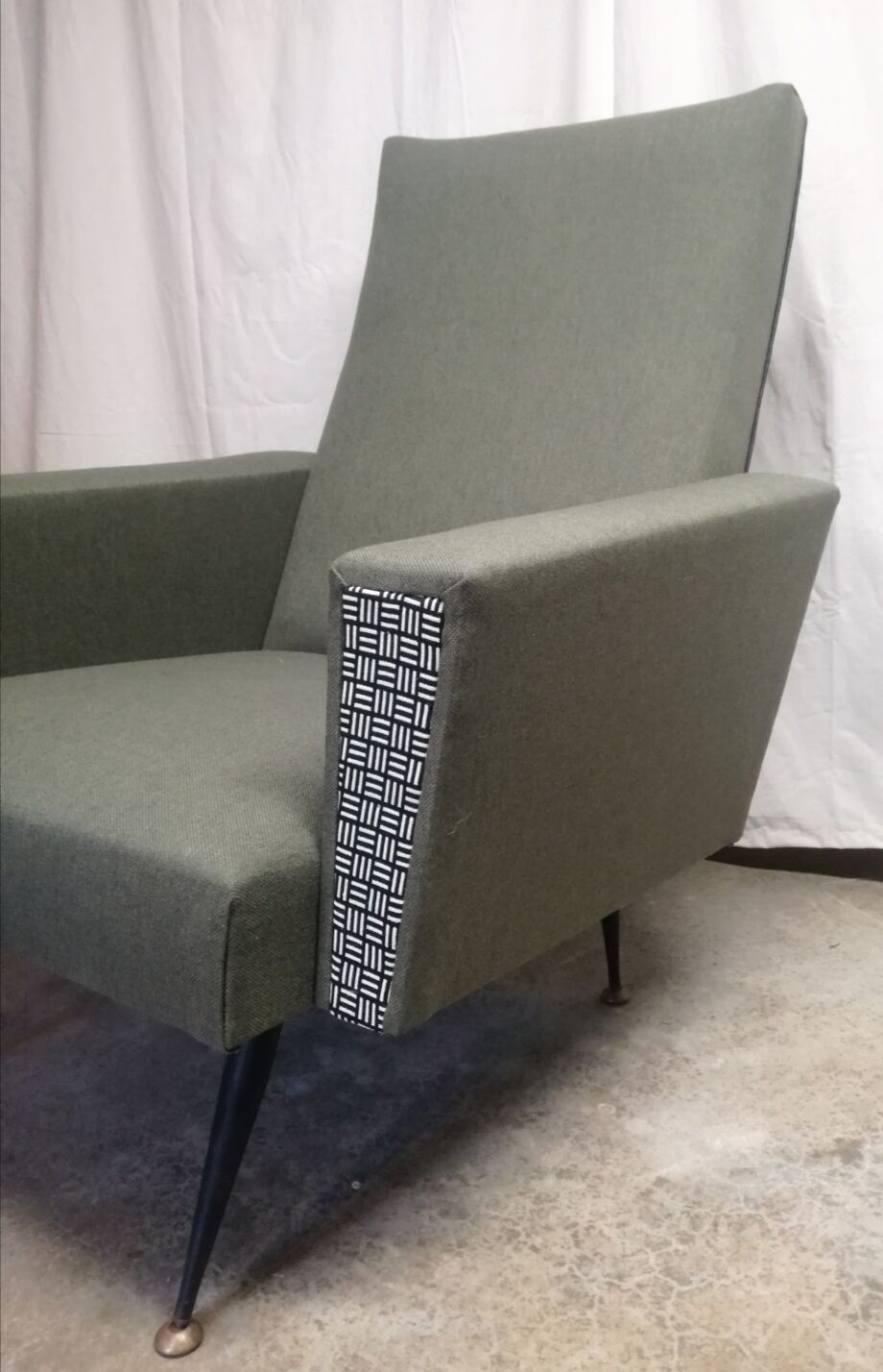 Authentic Renovated rockabilly armchair