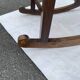 Antique rocking chair in solid oak - beautiful patina - traditional craftsmanship