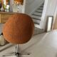 Pair of vintage 1970s swivel egg chairs