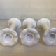 Trio of flower candle holders Fereiras Portugal