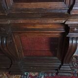 Empire style trade furniture bookcase in solid pine