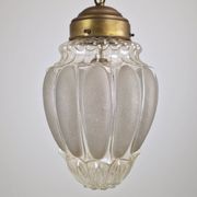Italian Mazzega Murano Glass Pendant Lamp, 1970s