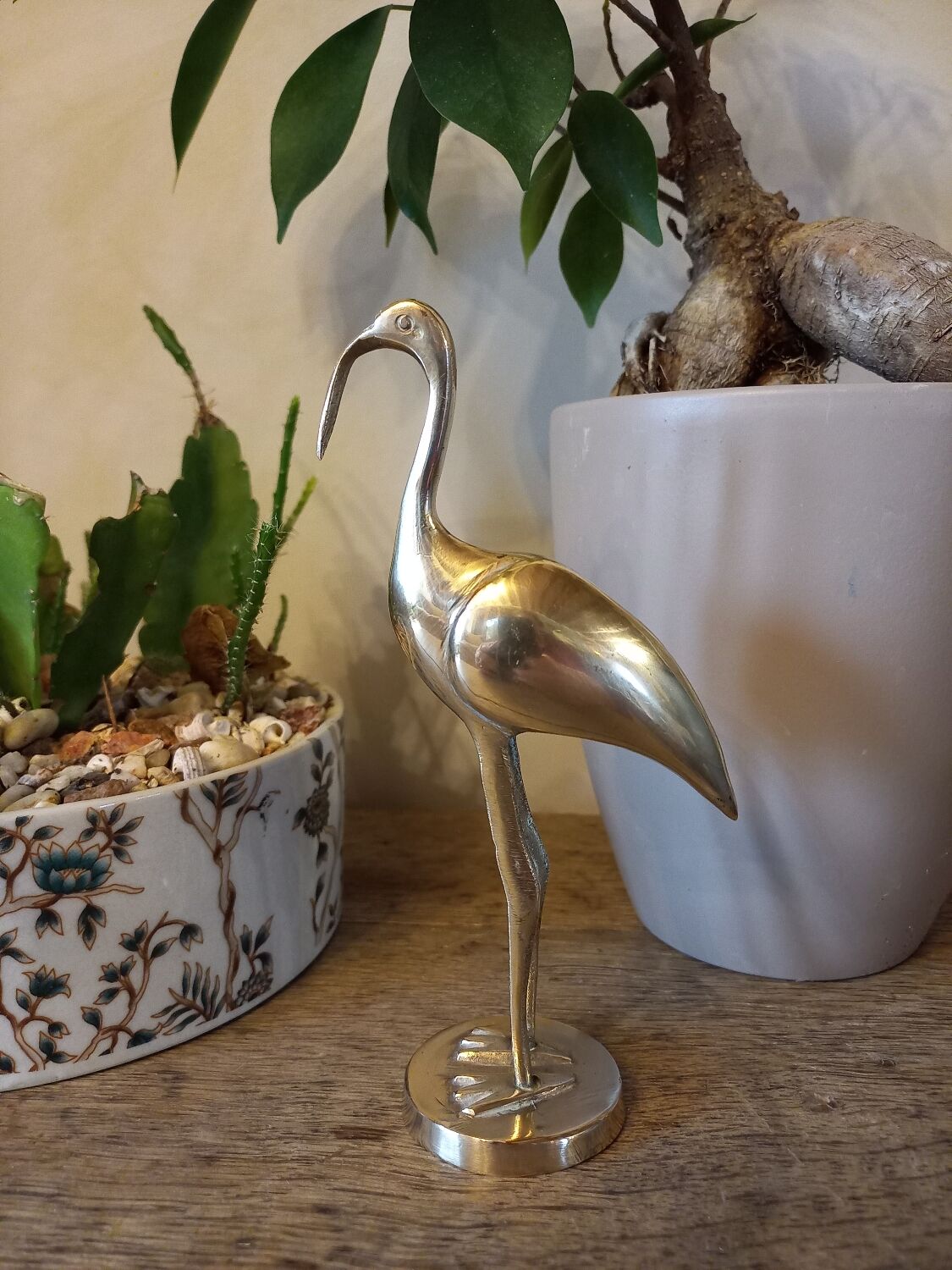 Flamand en laiton vintage