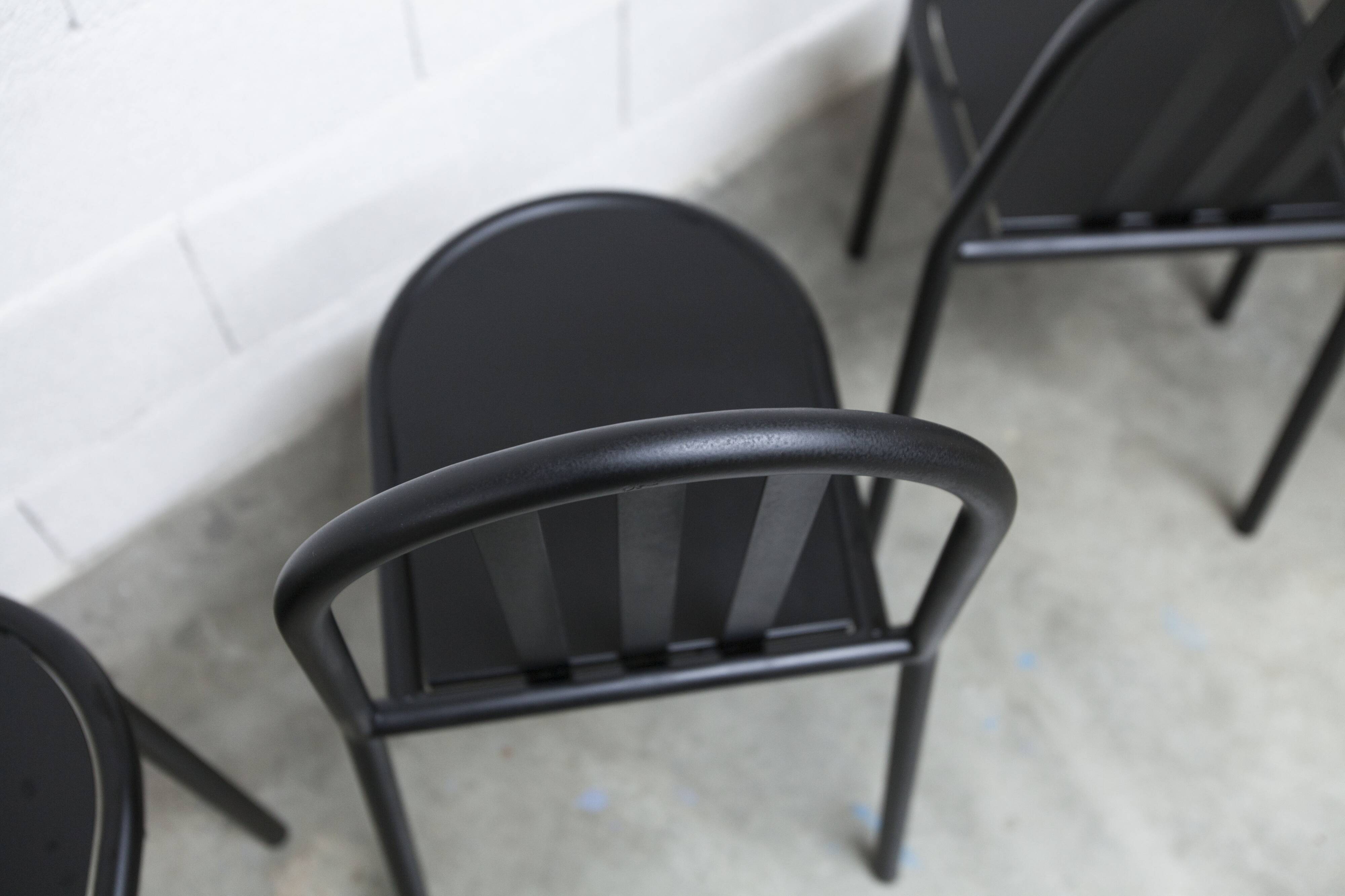 Set of 6 "202" model chairs by Robert Mallet Stevens 1980