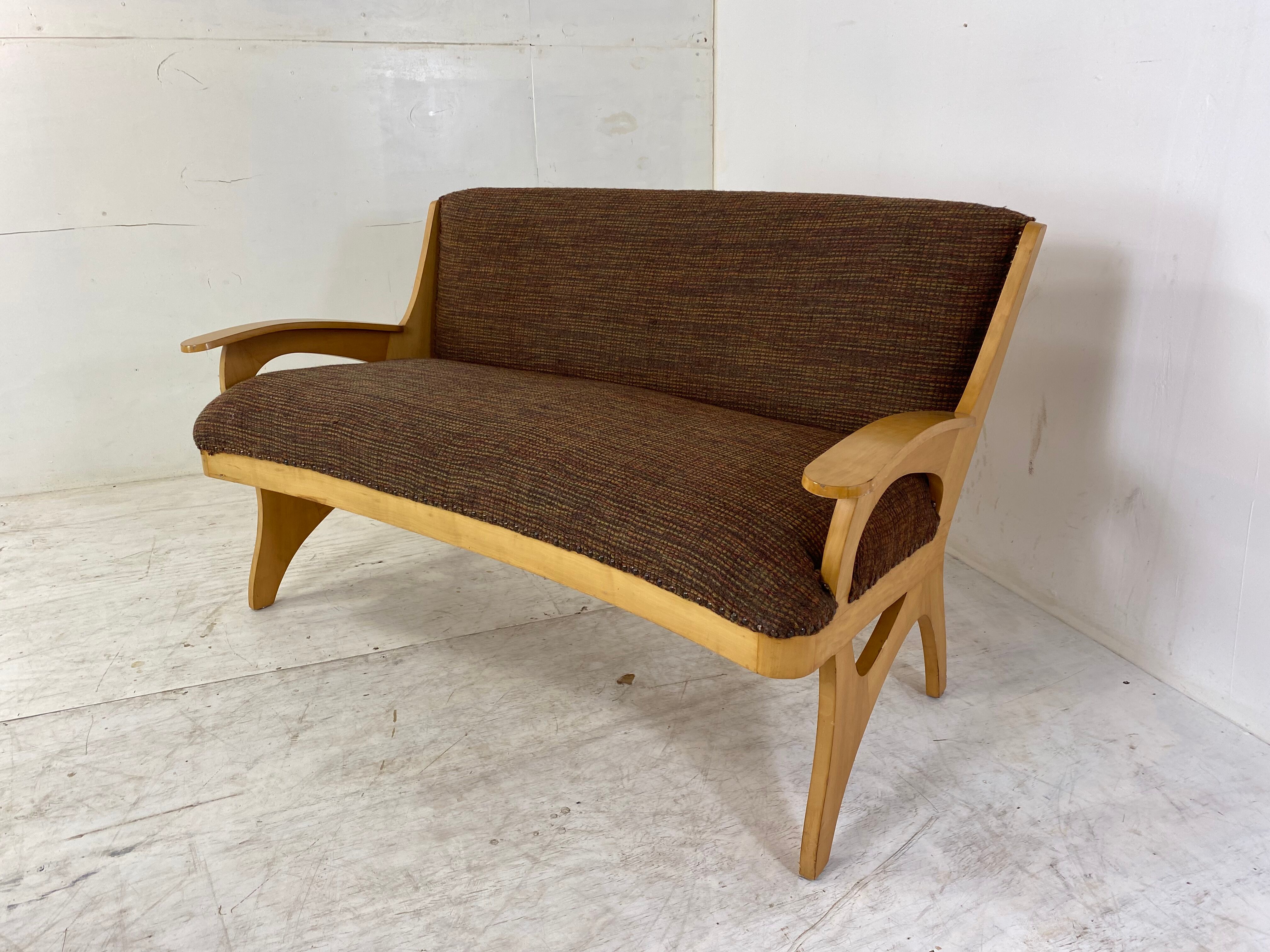 Mid-Century Modernist Two Seater Sofa, 1950s
