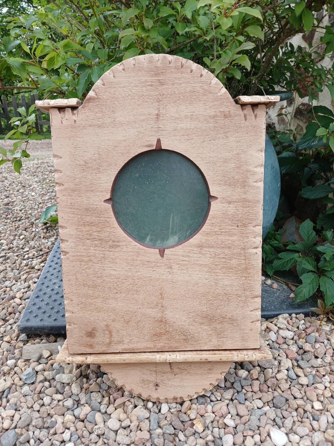Old wooden wall cupboard