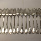 Fourchette ancienne service Louis XVI ruban filet