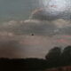 Oil painting of a landscape of Reims