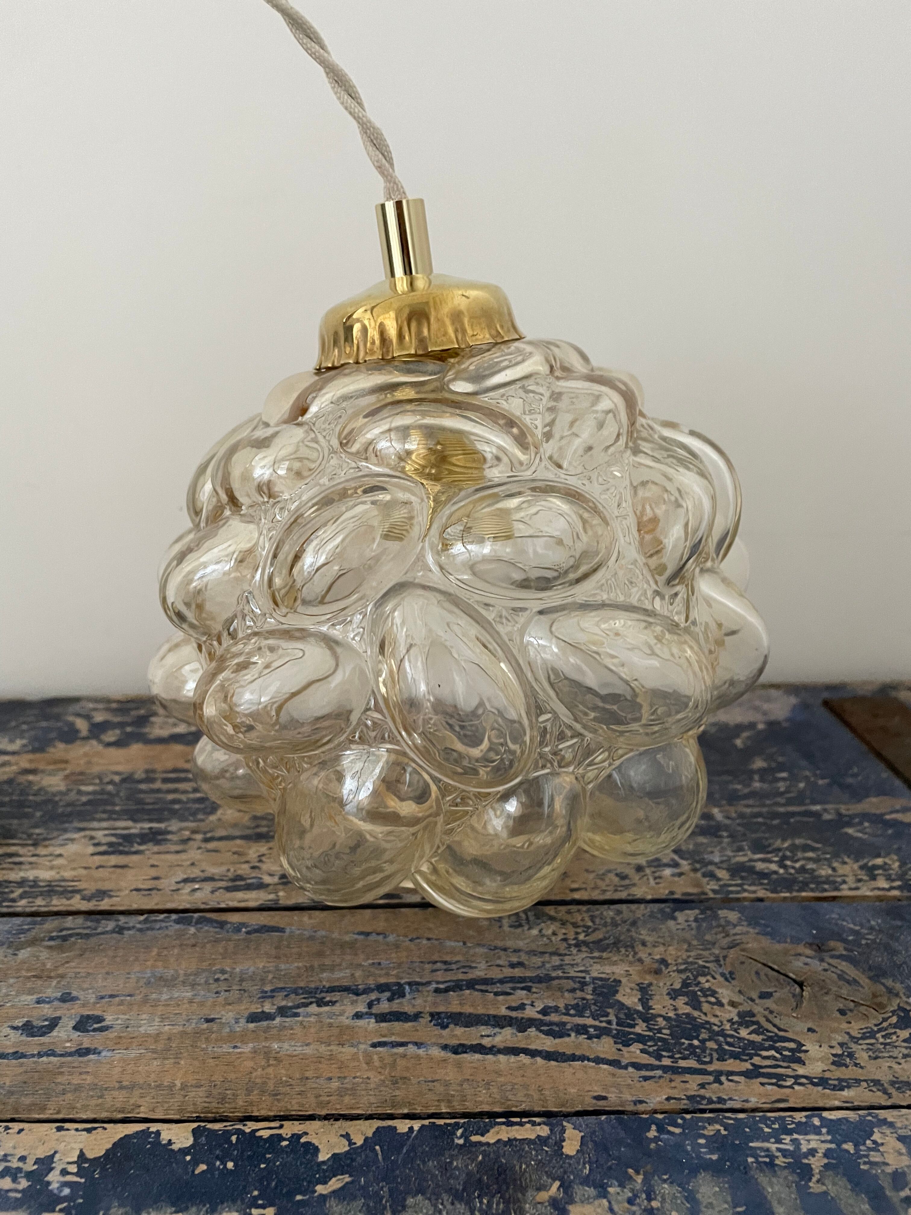 Electrified amber bubble suspension to nine