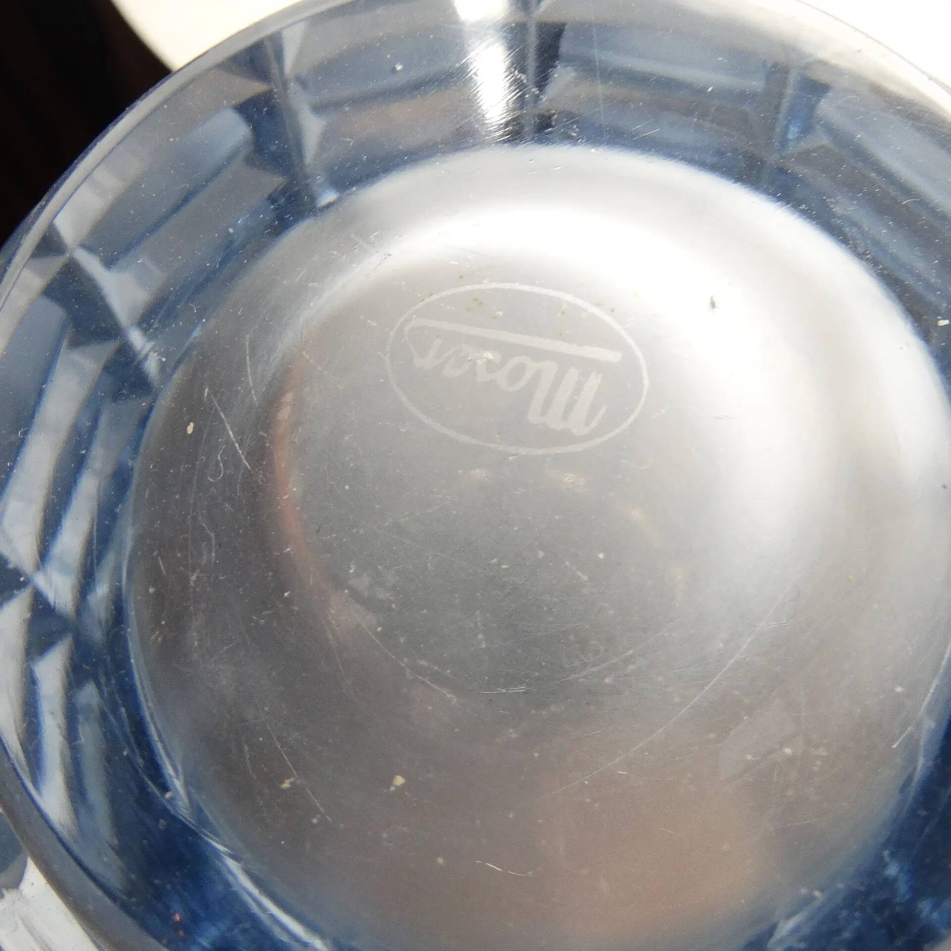 Vase Art Déco, cristal, Moser, Tchécoslovaquie, années 1930