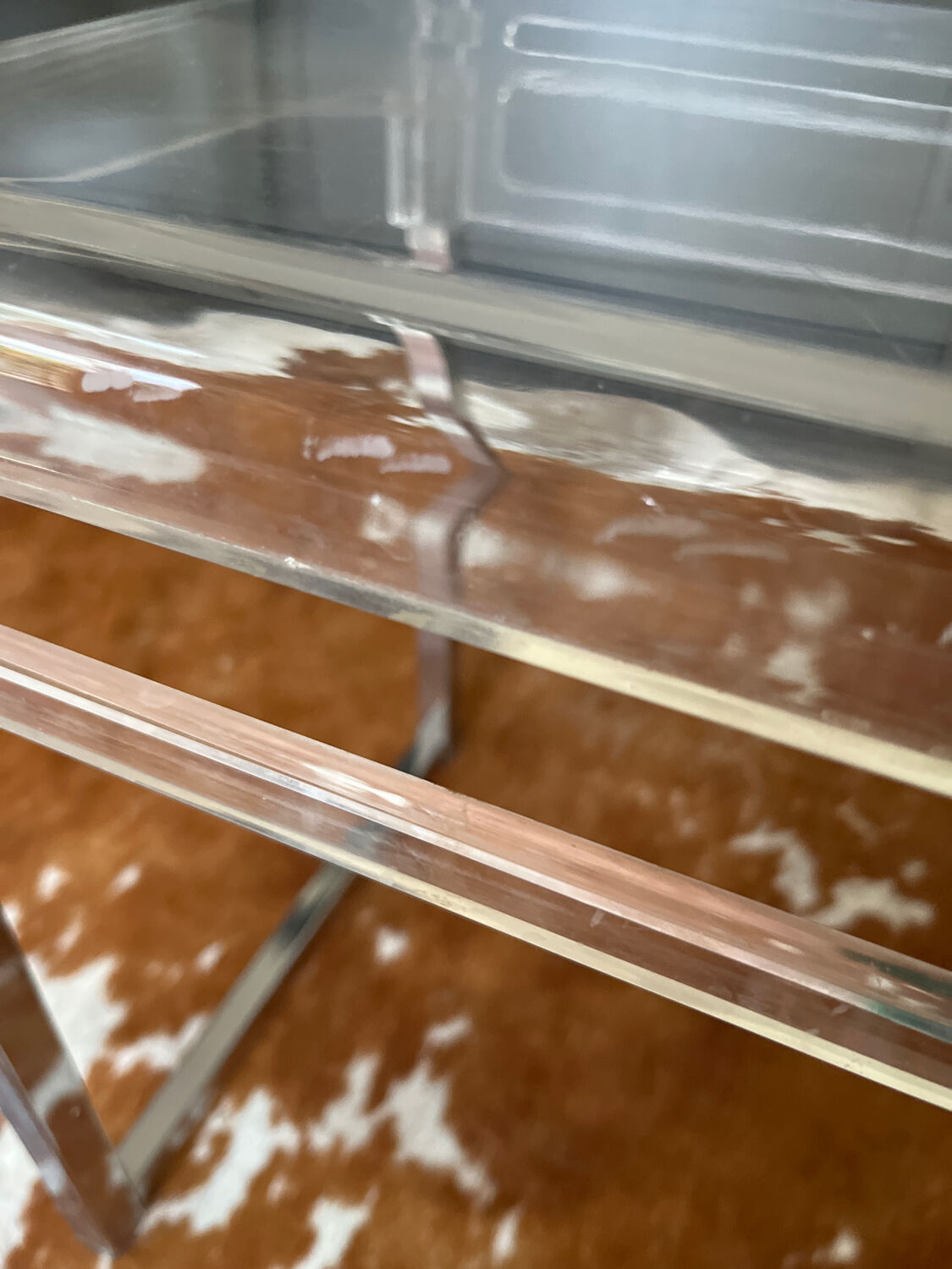 2 side tables by Marc Berthier