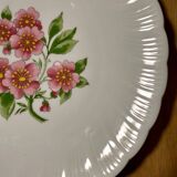 Plat de service Bavaria aux fleurs roses