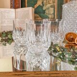 6 crystal whiskey/water glasses, Longchamp model
