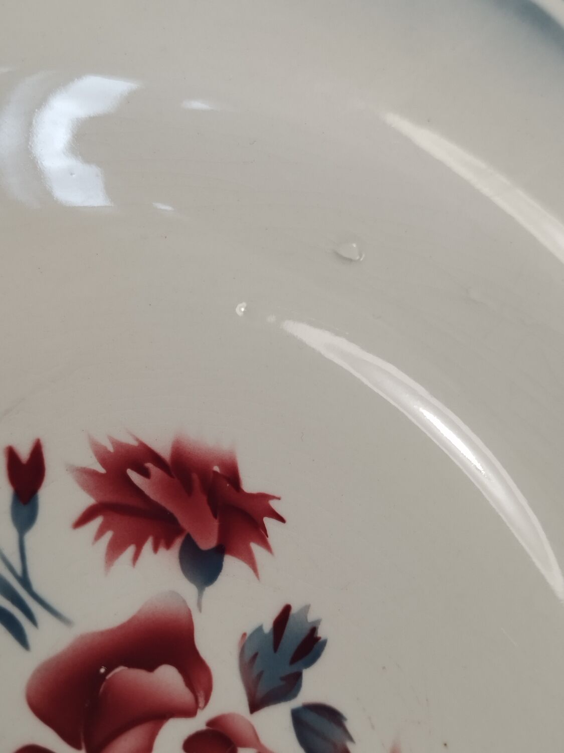Due soup plates Nina Rosa Digoin Sarreguemines