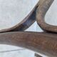 6 antique bistro chairs with curved wood and caning from 1900 L&H Cambier Frères