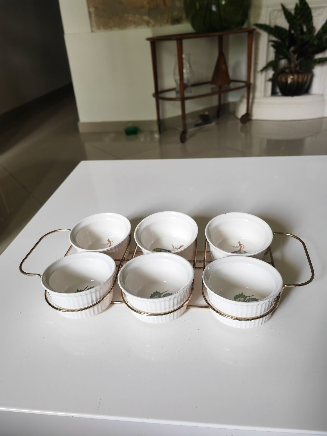 Ramekins Villeroy and Boch with their servant