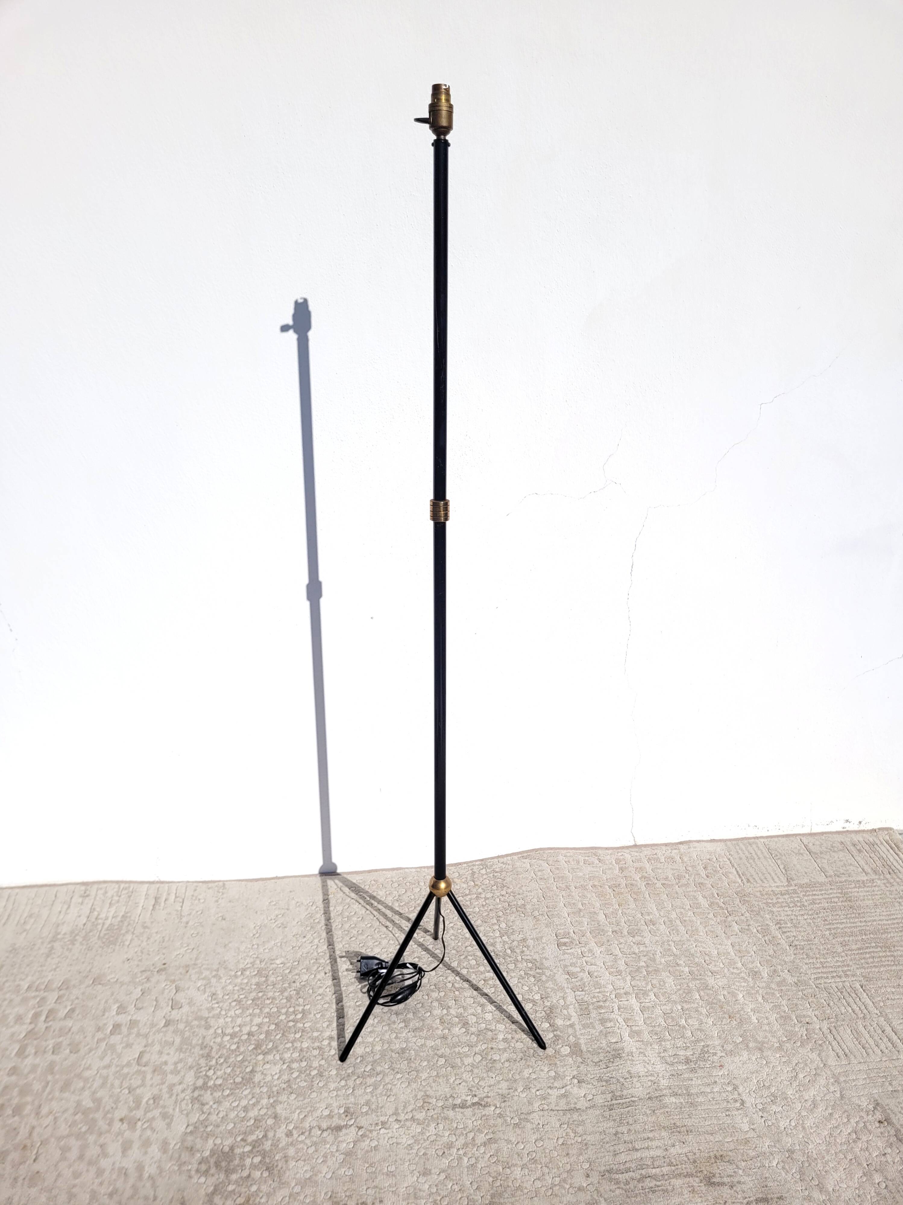 Brass lamp base or floor lamp circa 1950