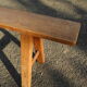 Pair of cherry farm benches