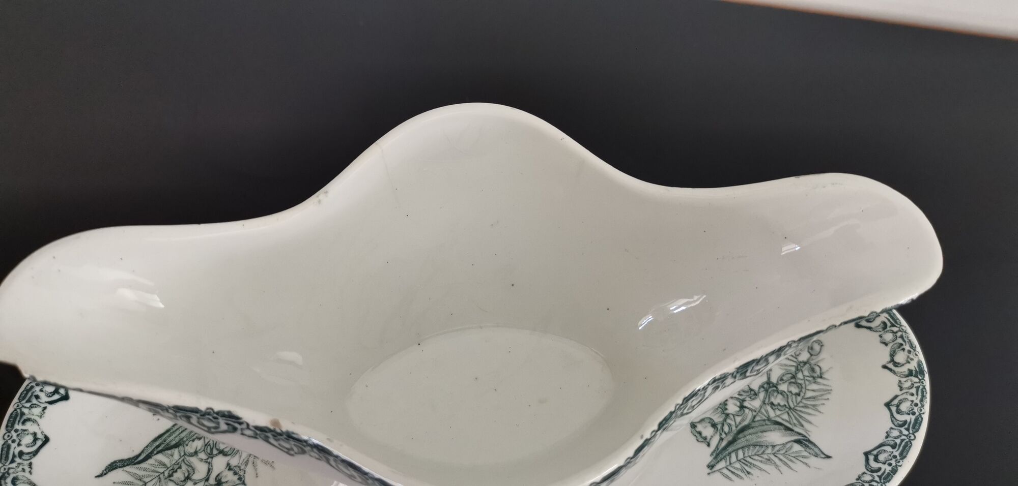 Old sauter Iron Earth St Amand model Lily of the valley