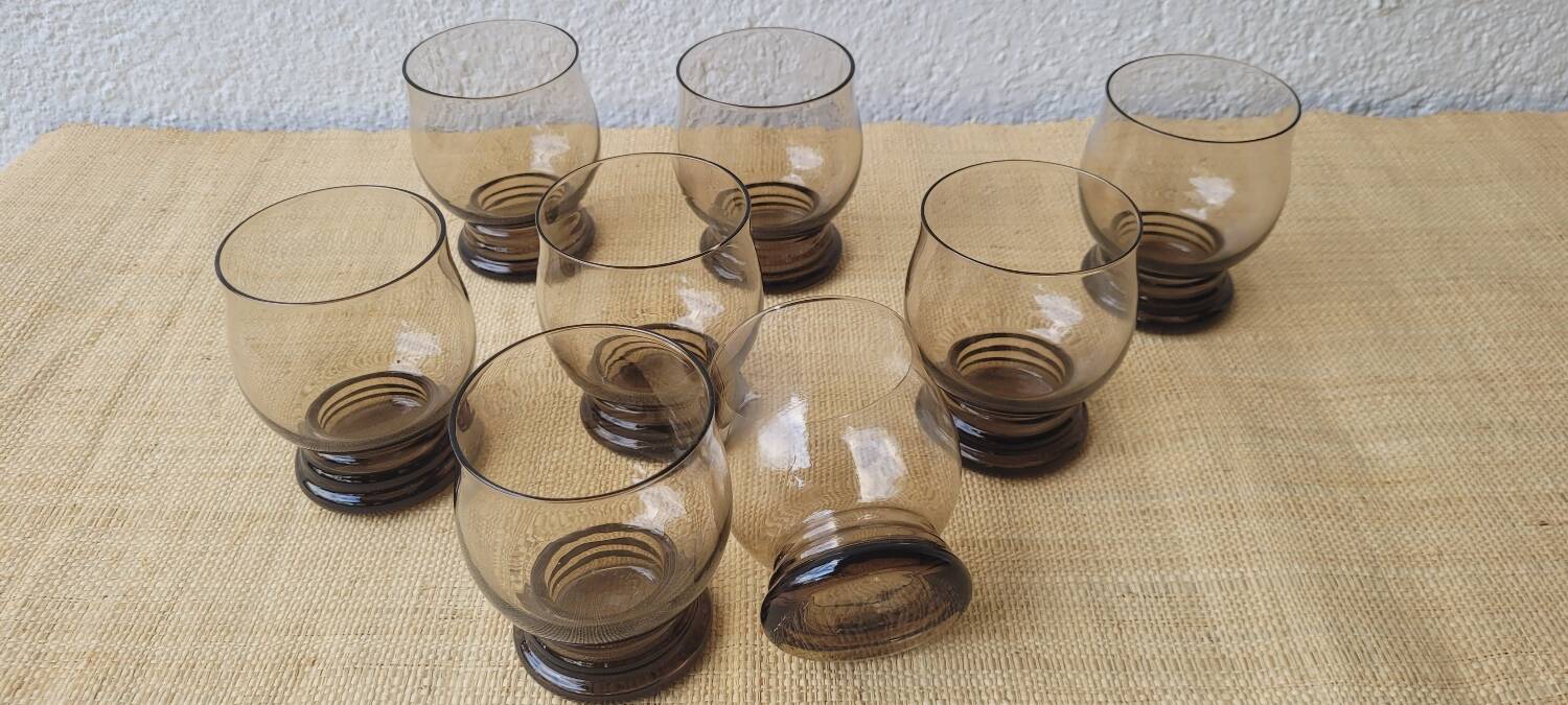 50s smoked glasses