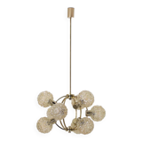 H. Tynell style amber globe chandelier