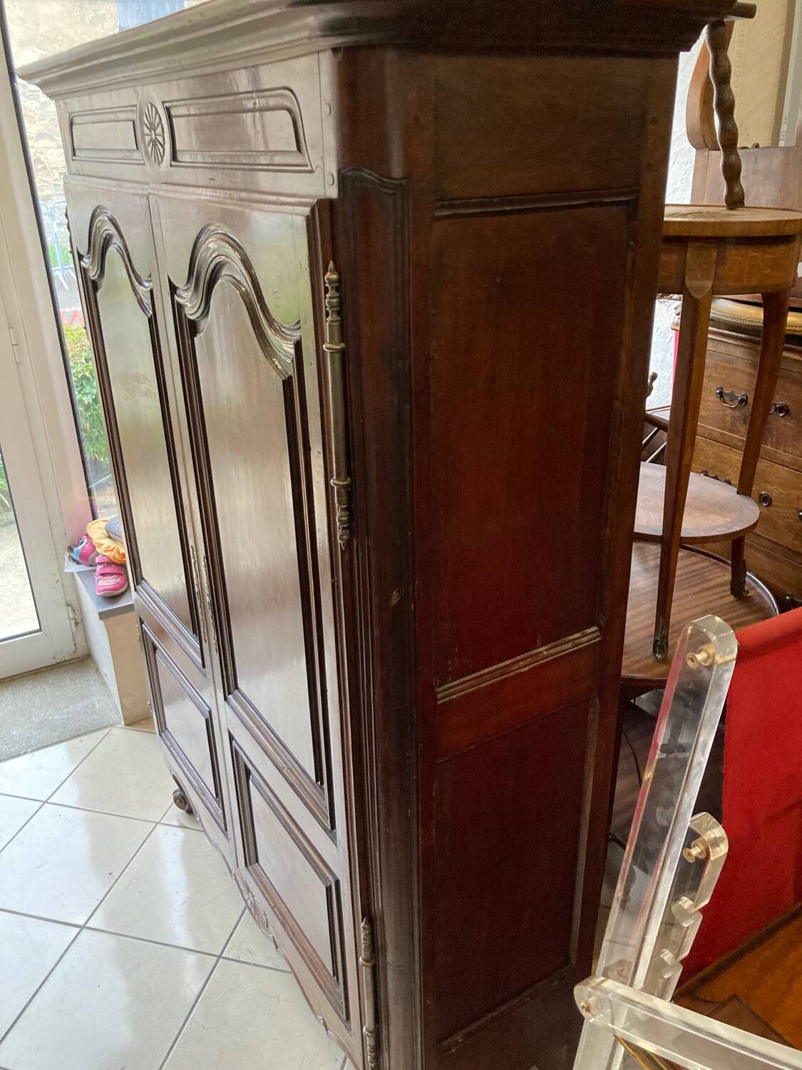 Two-door wardrobe