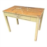Table vintage 1900 en pin – Cuisine ou Bureau. Belle patine